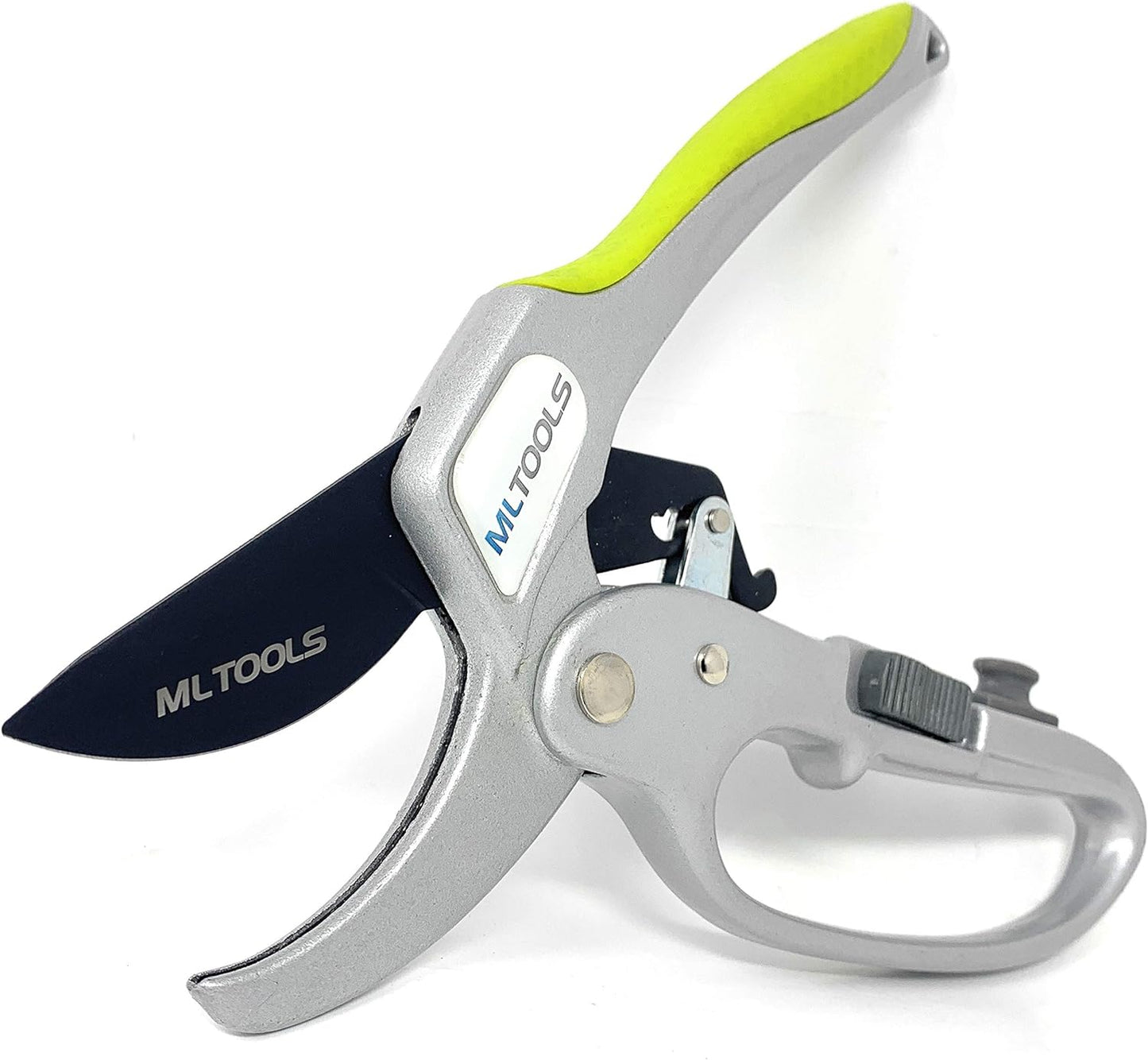 MLTOOLS 8" Ratchet Hand Pruning Anvil Shears for Weak Hands 8231