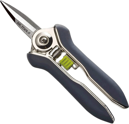 MLTOOLS Bypass Pruning Shears Compact Heavy Duty & Ultra Sharp for Gardening – Ergonomic Trimming Shears