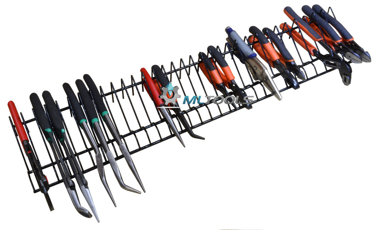 MLTOOLS | Holds 32 Pliers Organizer | Pliers Cutters Organizer | Rack Holder Storage P8241